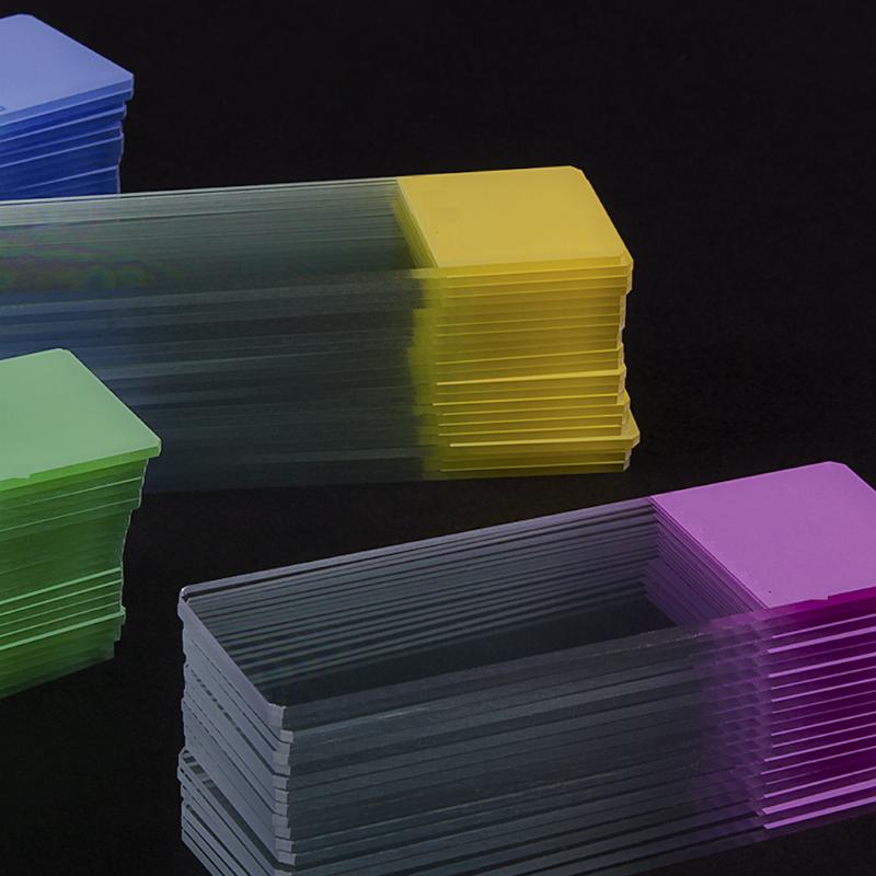 Предметне скло Sente-Lab з кольоровим полем, з шліфованим краєм, для IVD